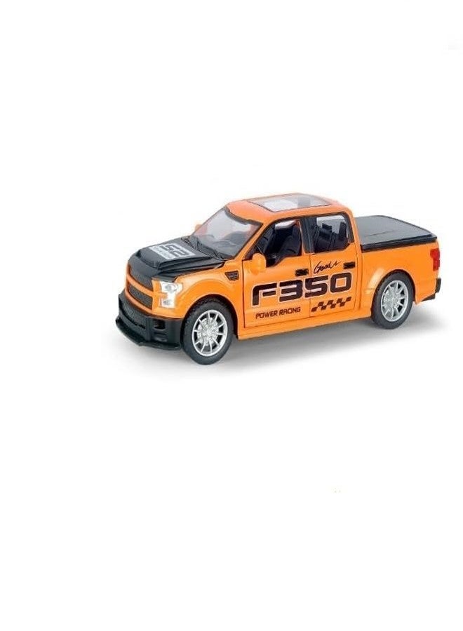 PANSHUB شاحنة بانشوب F150 بلاك رابتور بيك أب، لعبة للأولاد، نموذج معدني مصبوب مع أضواء وأصوات، لعبة سيارة تعمل بالسحب للخلف للأطفال من عمر 3 سنوات فما فوق (سيارة رابتور بمقياس 1:24 - أسود) - Image 3